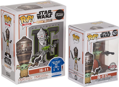 Zestaw prezentowy Funko Pop! & Tee Star Wars IG-11 With the Child Exclusive Figurka + Koszulka Rozmiar S (889698517669)