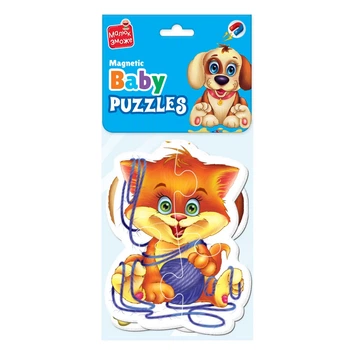 Беби пазлы магнитные для малышей Vladi Toys (3208-19)