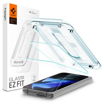 Защитное стекло Spigen Glas.tR EZ FIT 2-Pack для Google Pixel 9 Pro Fold Clear (AGL07873)