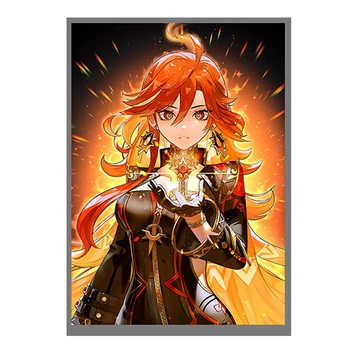 Постер плакат Мавуика Геншин импакт Genshin Impact 42х29 см А3 (poster_0814)