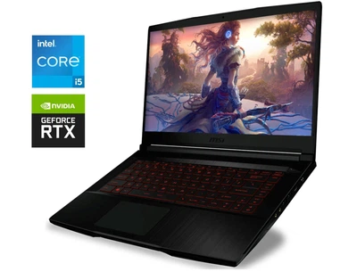 Игровой ноутбук MSI GF63 Thin 11UC-1276US / 15.6" (1920x1080) IPS / Intel Core i5-11400H (6 (12) ядер по 2.2 - 4.5 GHz) / 16 GB DDR4 / 512 GB SSD / nVidia GeForce RTX 3050, 4 GB GDDR6, 128-bit / WebCam / Win 11 Home
