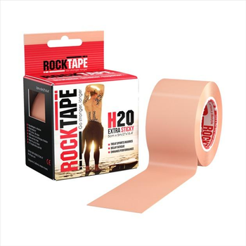 Кинезио тейп RockTape H2O Водостойкий CША 5см х 5м бежевый