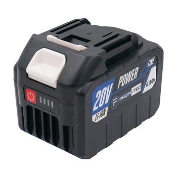 Батарея для инструмента аккумулятор PROFI-TEC PT2060MP 20V 6.0Aг (элементы 10С, высокоточная батарея, с индикатором)