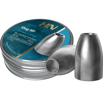 Пули пневматические H&N Slug HP 5.53мм, 1.62 грамм (25 гран) 200 шт/уп