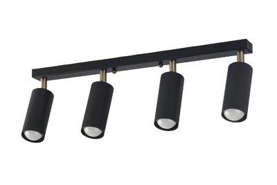 Светильник потолочный MSK Electric Tube спот с поворотным механизмом NL 1105-4 BK