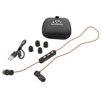 Тактичні беруші навушники з Блютуз Walker's Bluetooth Neckband NRR 30dB (пасивні) (12389)
