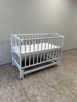 Кровать детская Baby Comfort Малюк с маятником серый