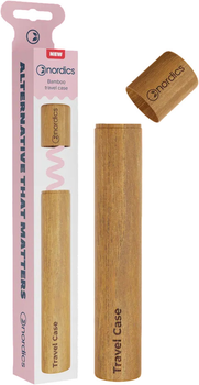 Бамбуковый дорожный футляр для зубных щеток Nordics Bamboo Toothbrush case с вентиляцией (3800500324371)