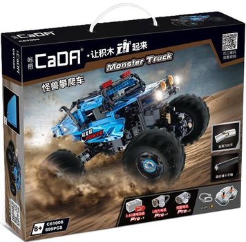 Klocki konstrukcyjne CaDa C61008W Monster Truck zdalnie sterowany 1:12 699 szt (6948061925822)