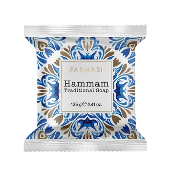 Натуральное кусковое мыло Хамам Hammam Traditional Soap Farmasi 125 г