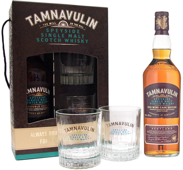 Виски Tamnavulin Red Wine Cask Edition 0.7 л 40% + 2 бокала (4820196540199N)