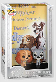 Zestaw figurek Funko Pop! Poster Disney 100th Anniversary Lady and the Tramp 2 szt (889698701426)