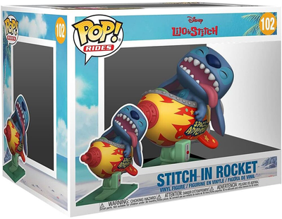 Фігурка Funko Pop! Rides Disney Lilo and Stitch in Rocket 10 см (889698556200)