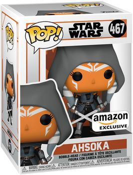 Figurka Funko Pop! Star Wars The Mandalorian Ahsoka Hooded Exclusive 9 cm (889698582858)