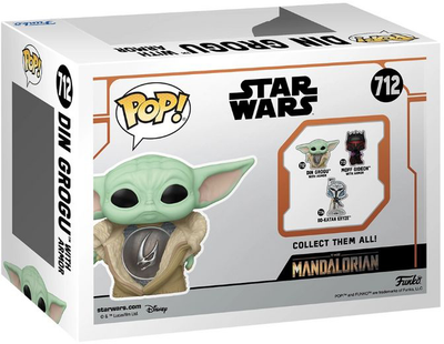 Figurka Funko Pop! Star Wars The Mandalorian Din Grogu z Zbroją 9 cm (889698800044)