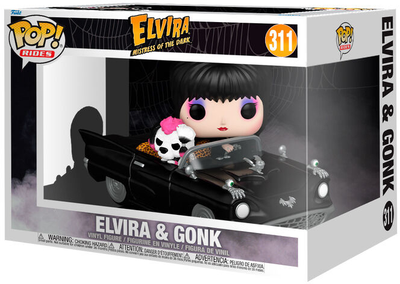 Figurka Funko Pop! Rides Deluxe Elvira Mistress of the Dark Elvira & Gonk 9 cm (889698806930)