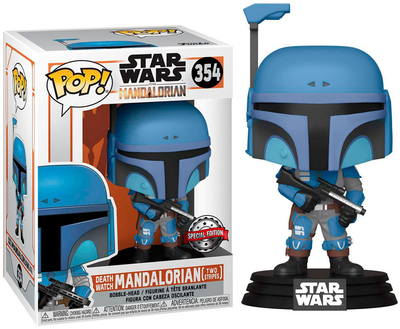 Фігурка Funko Pop! Star Wars Mandalorian Death Watch Mandalorian Two Stripes Exclusive 9 см (889698460910)