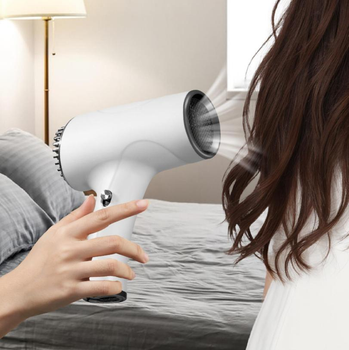 Фен Portable Hair Dryer на аккумуляторе 2600mAh с USB зарядкой и 2 скоростными режимами BTF-3-W