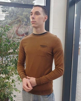 Светр чоловічий Sorbino, розмір: L, коричневий