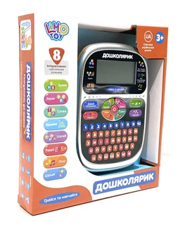 Планшет SK 0023 AB LimoToy навчання, цифри, музика, звуки, пісні на українській мові, в коробці (6903317435807) Чорний