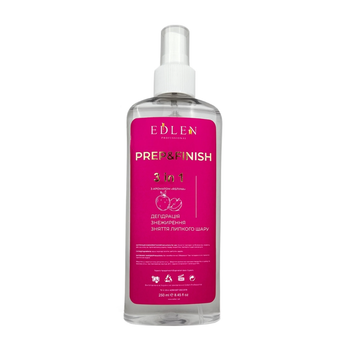 Обезжиритель Prep&Finish Edlen 250 мл, аромат яблоко