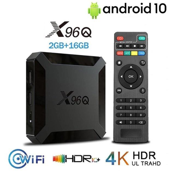 Смарт ТВ Приставка X96Q 2/16 Гб Android 10 Allwinner H313 Smart TV Box