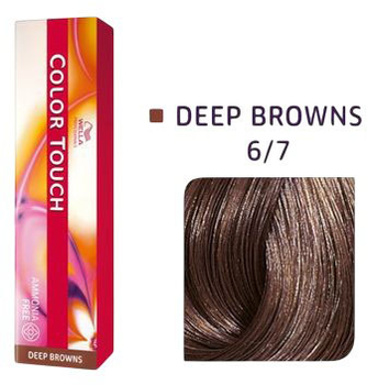 Фарба для волосся Wella Professionals Color Touch Deep Browns 6/7 Темний блонд без аміаку 60 мл (8005610527376)