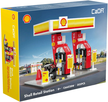 Конструктор CaDa C66028W Shell Retail Station 305 елементів (6948061930246)