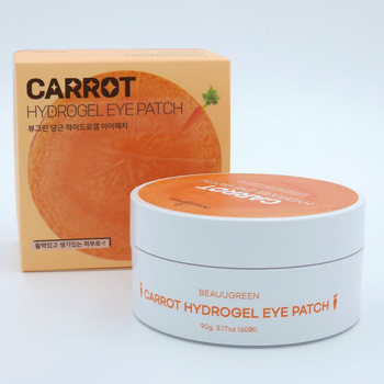 Антиоксидантные гидрогелевые патчи с морковью Beauugreen Carrot Hydrogel Eye Patch 60 шт