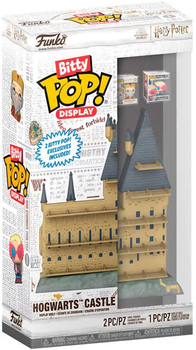 Полиця для демонстрації Funko Bitty Pop! Harry Potter Hogwarts 25.4 см + Фігурки Альбуса Дамблдора 2.2 см Напівсмерті Лавгуд 2.2 см (889698812948)