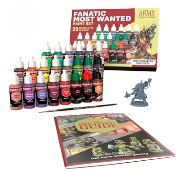 Zestaw farb The Army Painter Warpaints Fanatic Most Wanted Paint z figurką 22 szt x 18 ml (5713799807112)