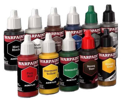 Набір фарб The Army Painter Warpaints Fanatic Starter з фігуркою 10 шт x 18 мл (5713799806603)