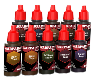 Набір фарб The Army Painter Warpaints Fanatic Washes 10 шт x 18 мл (5713799806801)