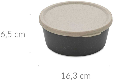 Контейнер для їжі Koziol Connect Bowl герметичний nature ash grey 890 мл (4002942564509)