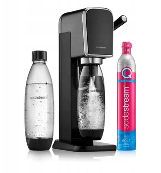 Карбонизатор сифон сатуратор для газирования воды SodaStream Art Черный + 1 бутылка 1 л