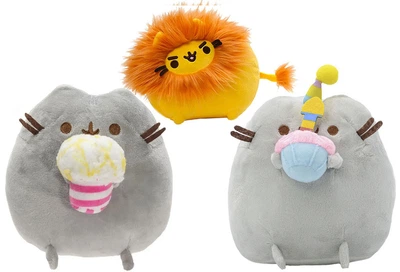Набор мягких игрушек 2Life Pusheen cat 15х12 см и Лев 10х7 см v-12460