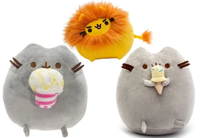 Набор мягких игрушек 2Life Pusheen cat 15х12 см и Лев 10х7 см v-12461
