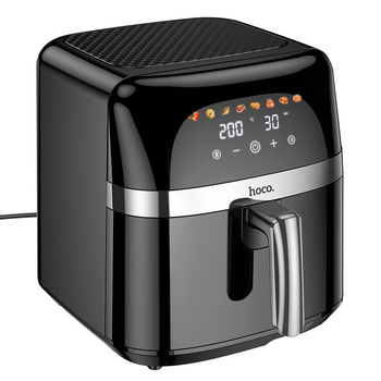 Аэрогриль Hoco HE20 air fryer with touch screen 1700Вт 8л Черный