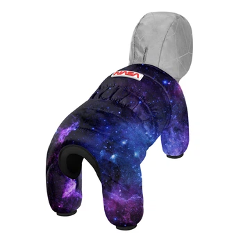 Комбинезон для собак WAUDOG Clothes M47 с капюшоном синий (LKMTR_847615)