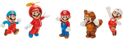 Набор фигурок Jakks Pacific Super Mario Bros 138836 6 см 5 шт (0192995416468)