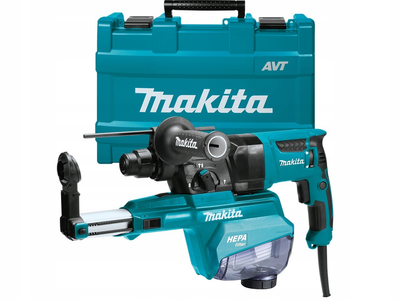 Перфоратор сетевой с системой пылеудаления Makita HR2653 (800 Вт, 2.4 Дж, SDS-PLUS, AVT)