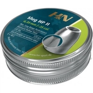 Пули пневматические H&N Slug HP II, 6,35 мм 32 gr, 120 шт/уп