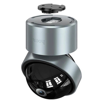 Камера видеонаблюдения IP Wi-Fi camera видео няня, беби монитор HOCO Indoor PTZ HD cameray 3MP | Серый