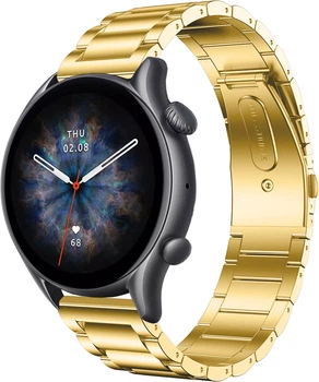 Металевий браслет Shape для Amazfit GTR 3 Pro Gold (25289-2A)