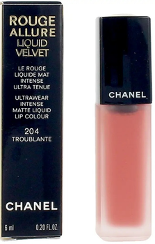 Рідка помада Chanel Rouge Allure матова 204 Troublante 6 мл (3145891712049)