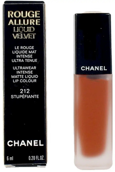 Pomadka w płynie Chanel Rouge Allure matowa 212 Stupefiante 6 ml (3145891712124)