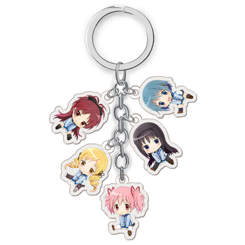 Брелок акриловый Девочка-волшебница Мадока Mahou Shoujo Madoka Magica 11 см