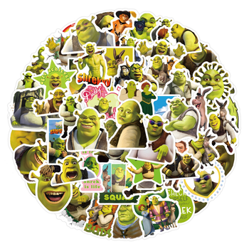 Стикерпак Шрек набор наклеек GeekLand Shrek 60 штук