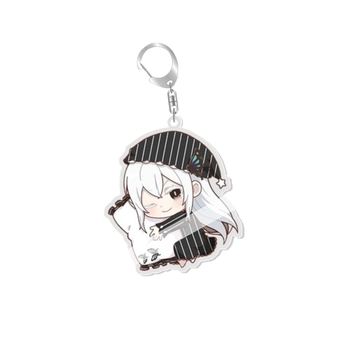 Брелок акриловий Життя з нуля в альтернативному світі Єхидна Re:Zero Echidna 5 см (BED59F89C3A6)