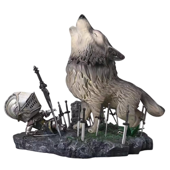 Коллекционная фигурка Дарк Соулс Сиф Великий Волк и Рыцарь Dark Souls Wolf Sif and Knight 21 см CH DS WSK